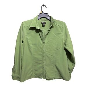 Eddie Bauer Green Button-Up Shirt